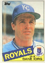 1985 Topps Baseball Cards      671     Dane Iorg